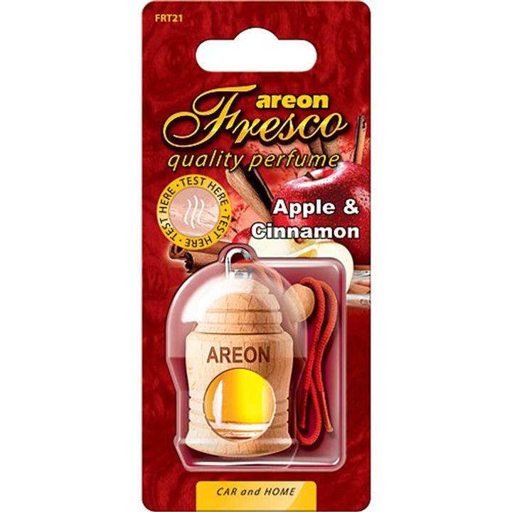 خوشبو کننده ماشین آرئون مدل فرسکو با رایحه سیب و دارچین Areon Fresco Apple And Cinammon Car Air Freshener